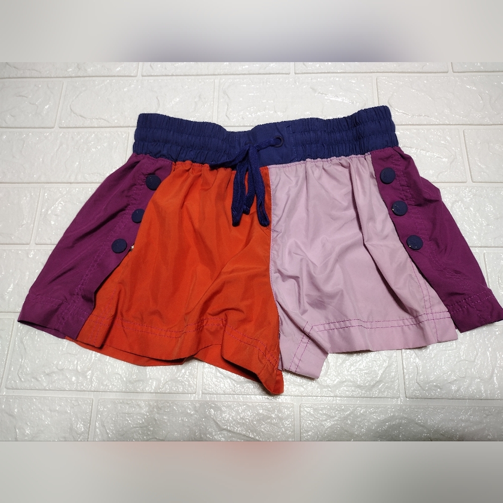 Free People Movement Invigorate Colorblock High Waist Shorts Size XS